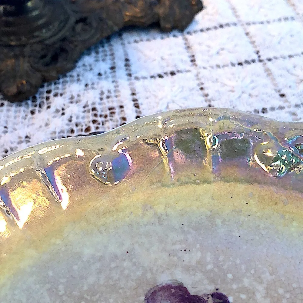 GUC- Hand-Painted Victorian Lady Plate - Picture 8 of 11